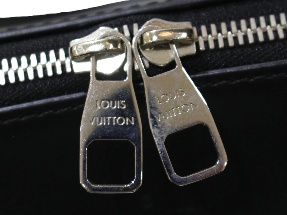 LOUIS VUITTON Port Briefcase Business Bag Shoulder Epi Leather Noir Black LV